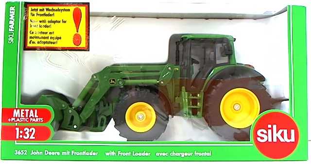 Siku - 1:32 John Deere su priekiniu krautuvu (313-3652)