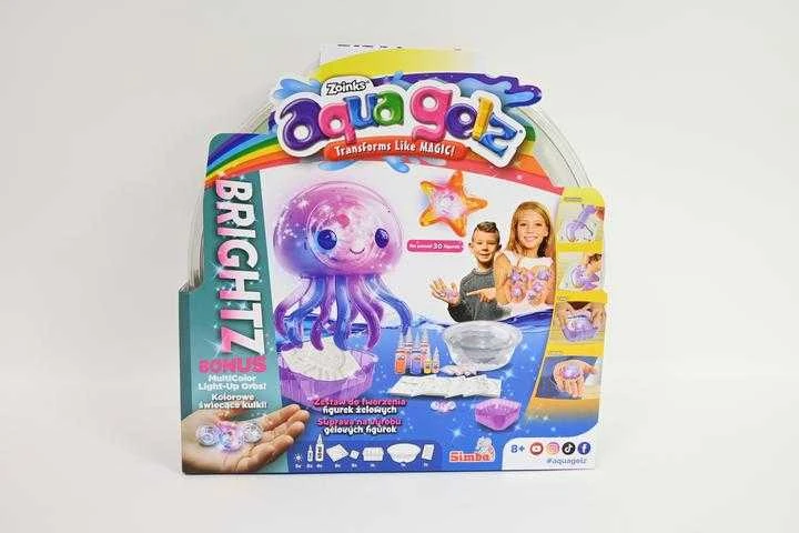Smoby Minkšti pliušiniai šviečiantys kamuoliukai Aqua Gelz Deluxe