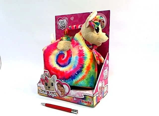 Simba chi meilės šuns batik stiliaus talismanas rankinėje