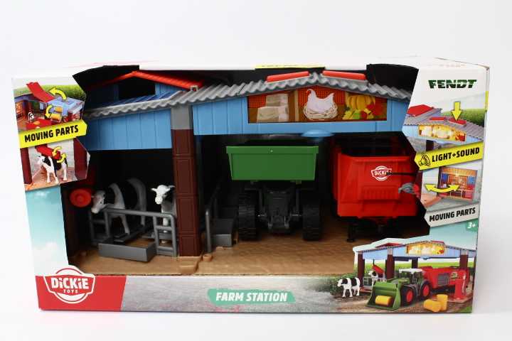 „Dickie Farm Station Farma“ traktoriaus ūkininko karvė