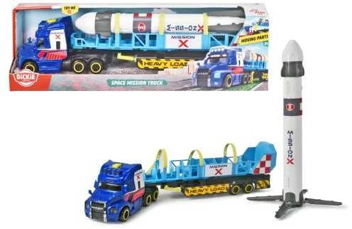 „Dickie City“ sunkvežimis su „Space Mission“ sunkvežimiu 41 cm raketa