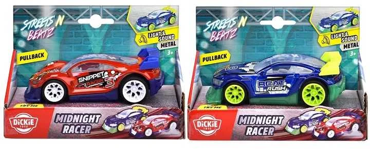 Dickie Streets N Beatz interaktyvus lenktyninis automobilis su Sound Light muzikos sistema