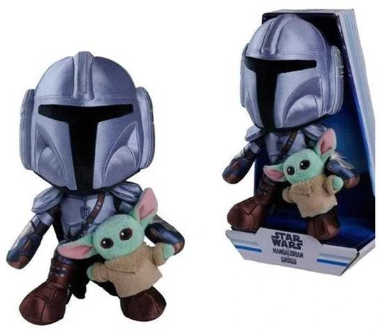 Simba Disney Mandalorian figūrėlė su mini Grogu 25 cm