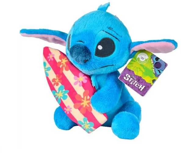 Mattel Disney pliušinis žaislas Stitch su lenta, 25 cm, mėlynas