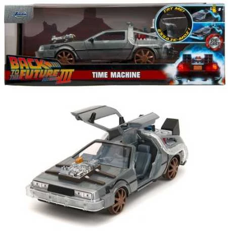 Jada Toys Automobilis Smoby DeLorean - Atgal į ateitį III 1885 1:24