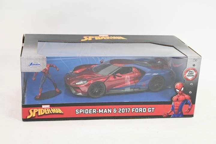 Jada,Disney Jada - Marvel Žmogus-voras 2017 Ford GT 1:24, 20 cm (9399725314R00)
