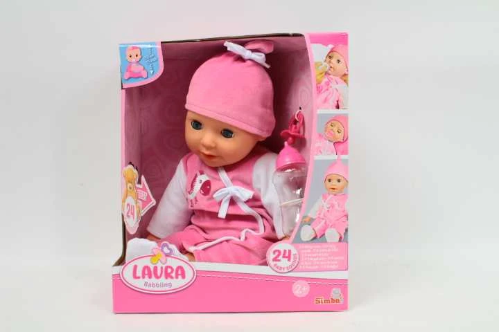 Simba Lėlė Laura su garsais 38 cm minkštu kūnu