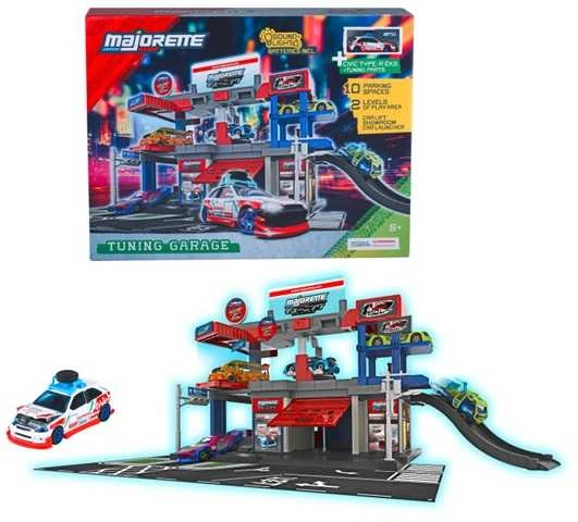 „Majorette“ – JDM legendų tiuningo garažas + 1 transporto priemonė (8504108000)