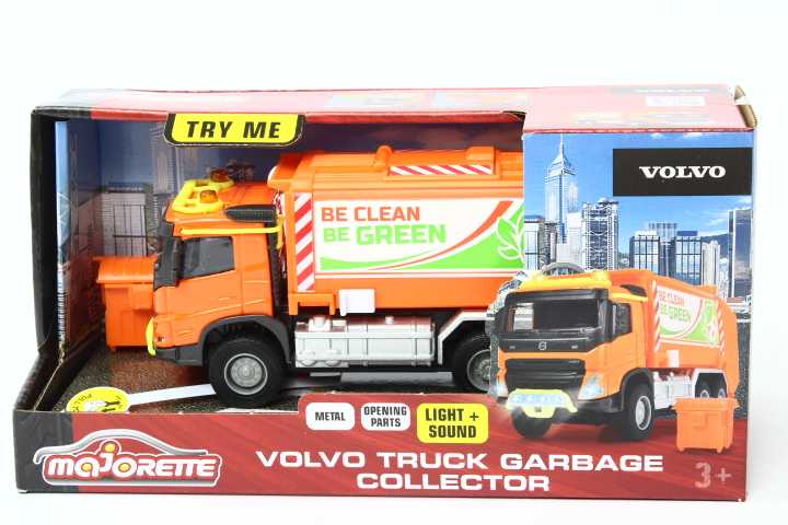 Majorette Grand Volvo Garbetry sunkvežimis 19cm