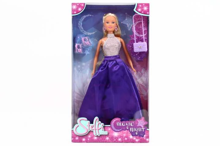 „Simba Doll Steffi Magic Night“ vakarinėje suknelėje su kulnais