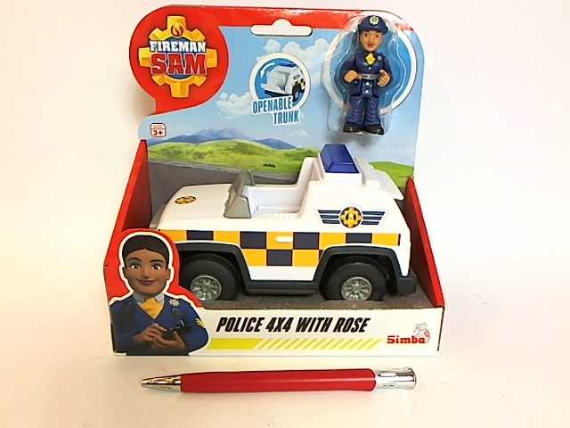 „Simba“ ugniagesys Sam Jeep 4x4 mini figūrėlė