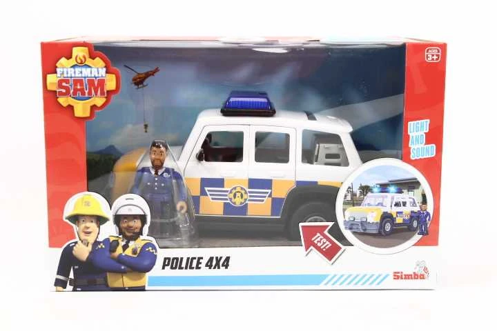 Pats „Simba“ ugniagesys Jeep policijos figūrėlė Malcolma