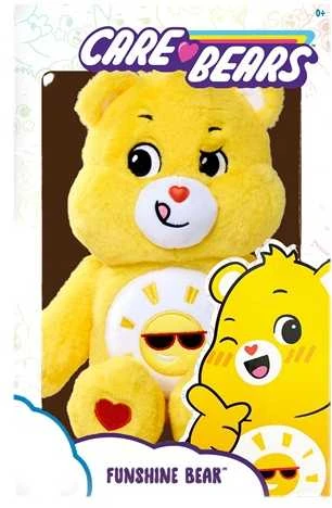 Pliušinis žaislas Simba ShareBear Funshine, geltonas, 35 cm