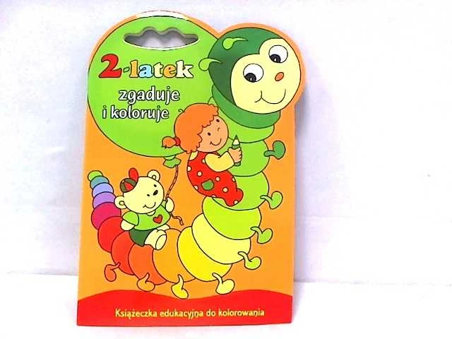 Skrzat Wydawnictwo Edukacinė knyga. A4 2 metų spėlionės ir spalvos SKRZAT 372329