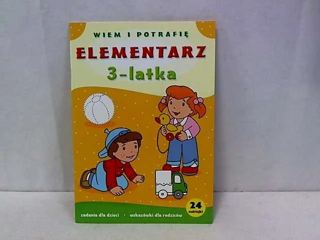 Skrzat Wydawnictwo Edukacinė knyga. A4 Gruntas 3 Metų STICKERS SKRZAT 372756