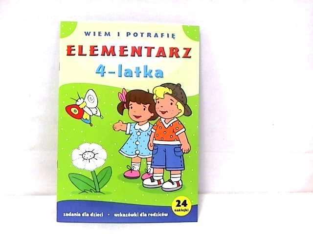 Skrzat Wydawnictwo Edukacinė knyga. A4 Gruntas 4 metų STICKERS SKRZAT 372763