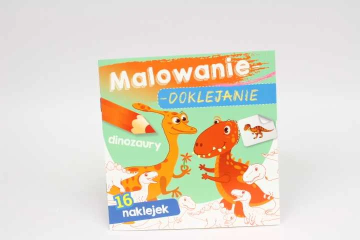 Skrzat Wydawnictwo Tapybos-klijavimo dinozaurai 71139