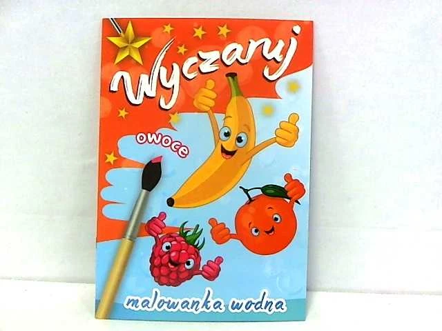 Skrzat Wydawnictwo Vandens tapybos knyga A4 Užburkite vaisius SKRZAT 154708