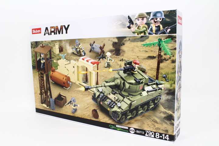 Dykumos mūšis El Alamein Sherman Diorama Sluban blokuoja armiją 719el B0713