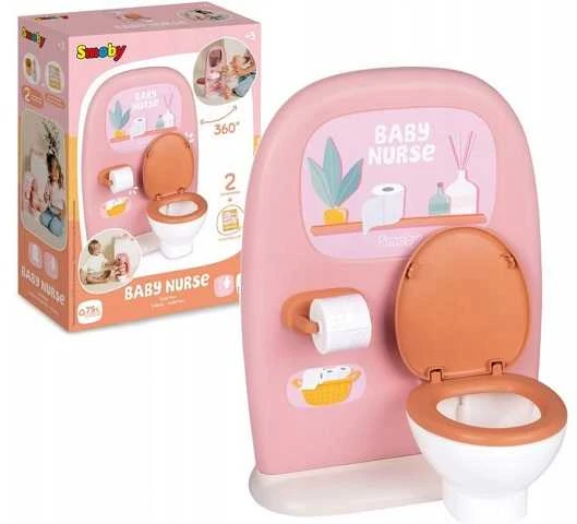 Tualetas lėlėms Smoby Baby Nurse iki 42 cm