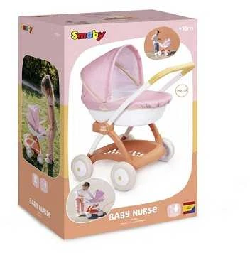 Vežimėlis lėlėms su stogeliu Smoby Baby Nurse