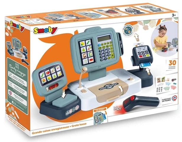SMOBY Kasa elektroniczna ze skanerem 350121