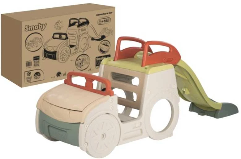Nuotykių automobilis su čiuožykla Smoby Life