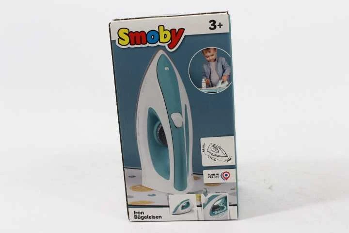 Smoby geležis, skirtas lyginti su poros mygtuku vaikams