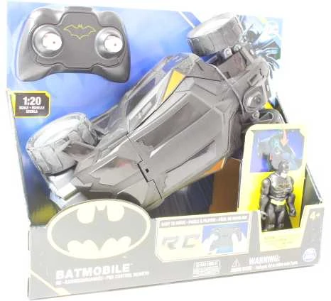 BATMAN 1:20 valdomas automobilis Batmobile, 6065425