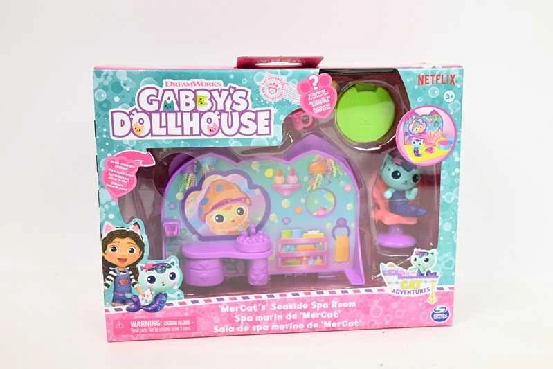 Spin Master Koci Domek Gabi Pokój do domku komplektas Spa figurka Syrenkotka + priedai