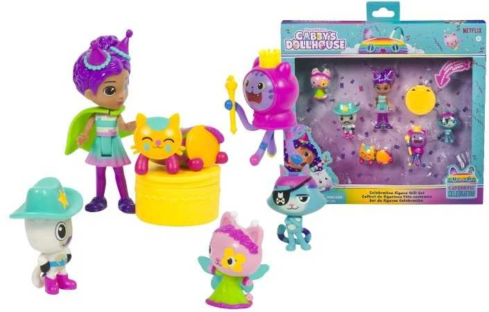 Spin Master Gabby's Dollhouse – Šventės 6 figūrėlės dovanų rinkinys (6069603)