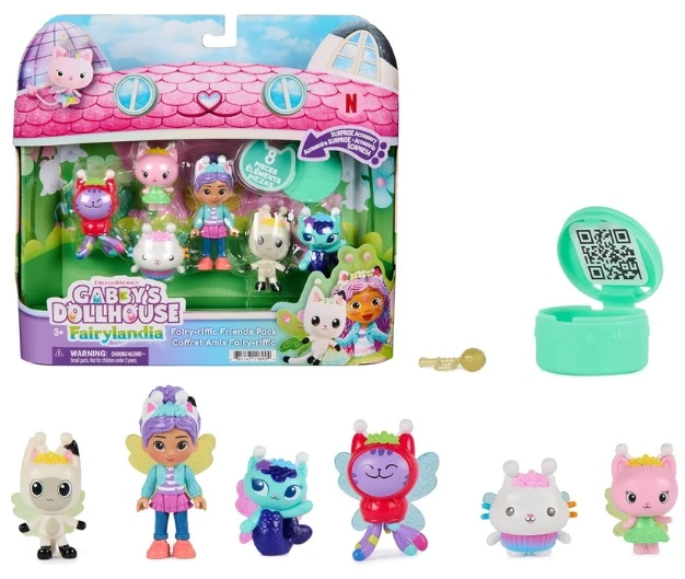 Gabby's Dollhouse GABBY LĖLIŲ NAMO žaidimų rinkinys Fėjų draugės