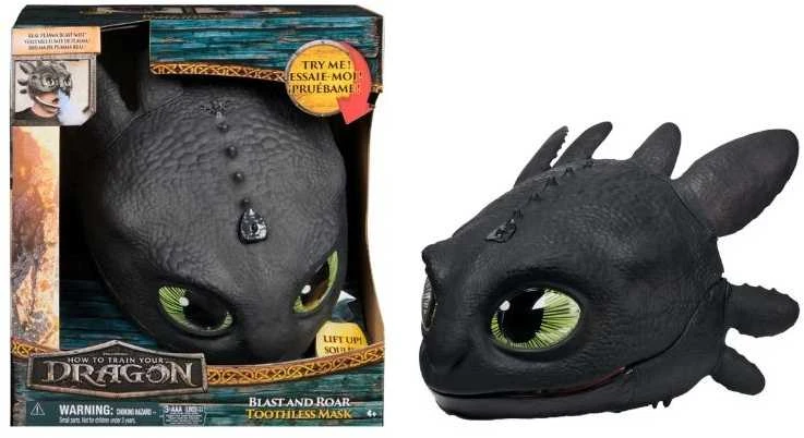 Spin Master DRAGONS Slibino kaukė su garso efektais