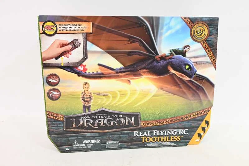 Spin Master Skraidantis bedantis interaktyvus RC figūrėlė Kaip prisijaukinti drakono sparnus 76 cm bedantis