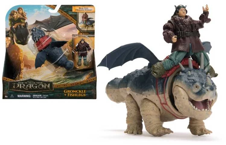 Spin Master Dragons Drakonai - Filmas Vikingas ir drakonas - Gronkle ir žuvies kojos (6074006)