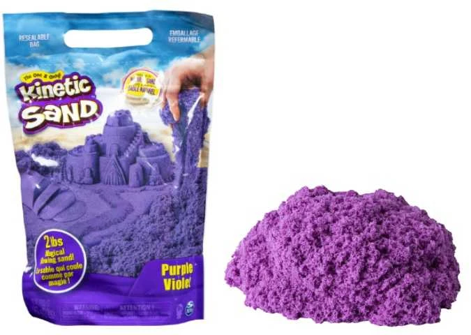 Spin Master Kinetic Sand Kinetinis smėlis - spalvotas maišelis 900 g - violetinė (20106426)