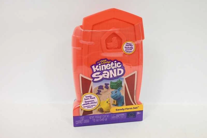 Spin Master KINETINIO SMĖLIO žaidimų rinkinys „Sandy Farm“ rinkinys