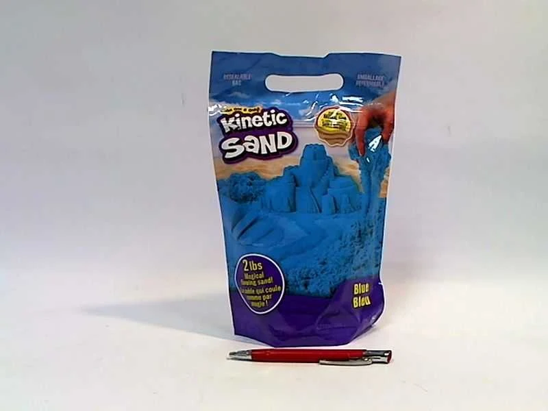 Spin Master Kinetic Sand Kinetinis smėlis - spalvotas maišelis 900 g - mėlynas (20107736)