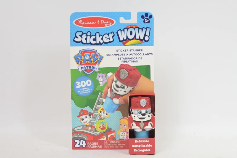 Spin Master MELISSA & DOUG STICKER WOW! Veiklos knygelė „Šunytis patrulis Marshall“