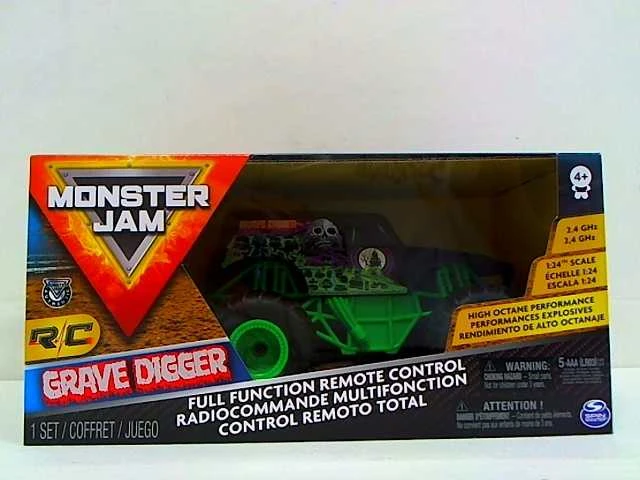 Spin Master MONSTER JAM visureigis RC 1:24 Grave Digger, 6044955