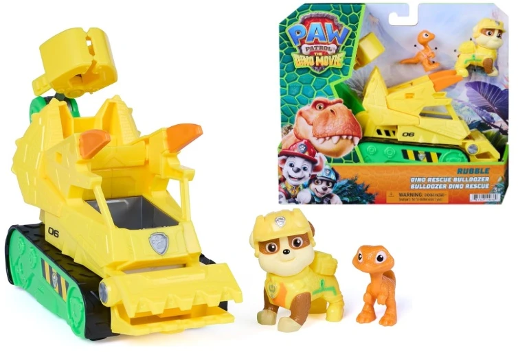 Spin Master PAW PATROL transporto priemonė Dino Theme Rubble, 6075771