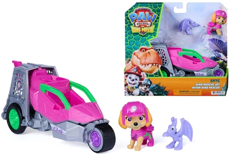 Spin Master PAW PATROL transporto priemonė Dino Theme Skye, 6075758