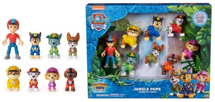 Spin Master PAW PATROL figurėlės Jungle Pups Figure dovanų pakuotė, 6068184