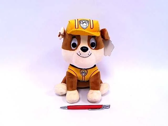 Spin Master Paw Patrol: Pliušiniai herojai 23 cm Rubble
