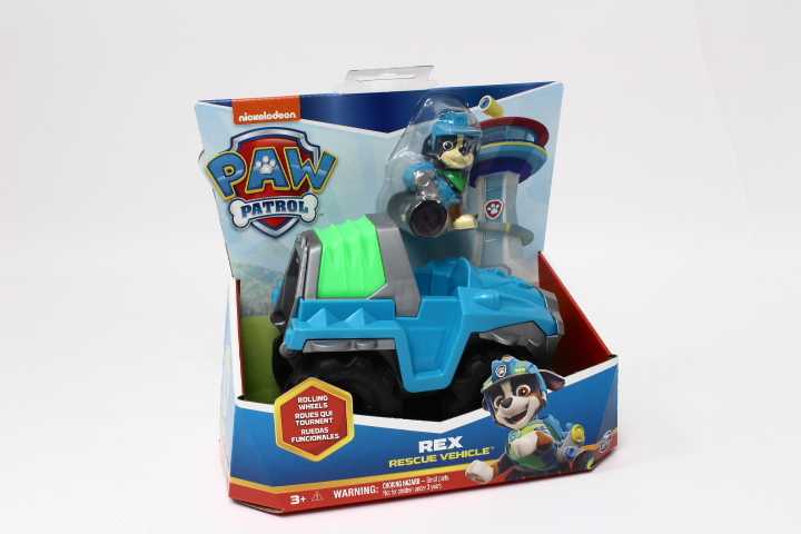 Spin Master PAW PATROL transporto priemonė Rex, 6063452