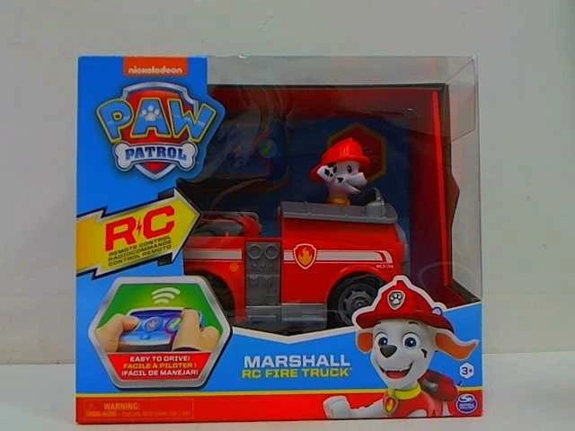 Spin Master Spin Master Paw Patrol nuotoliniu būdu valdomas gaisrinis automobilis Marshall + universalus nuotolinio valdymo pultas