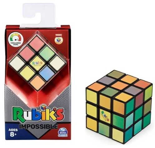 Spin Master RUBIK'S CUBE 3x3 Impossible - 6063974 - Rubiko kubas labai sudėtingas, spalva keičiasi priklausomai nuo kampų