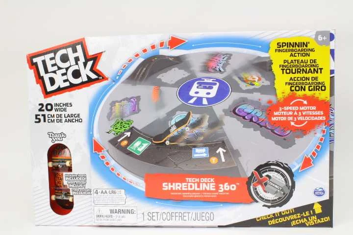 Spin Master Grifo besisukanti rampa „Shredline“ 360 laipsnių kampu, 51 cm + „Riedlente Thank You Tech“ denis