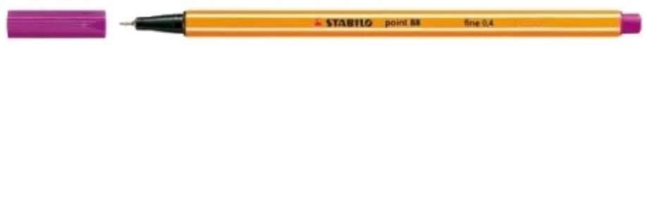 Stabilo point 88 flomasteris purpurinis