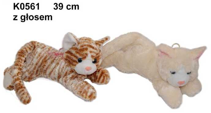 Sandy *AST. PLUSZ kot, 34 cm, leżący, głos., 2 kol.